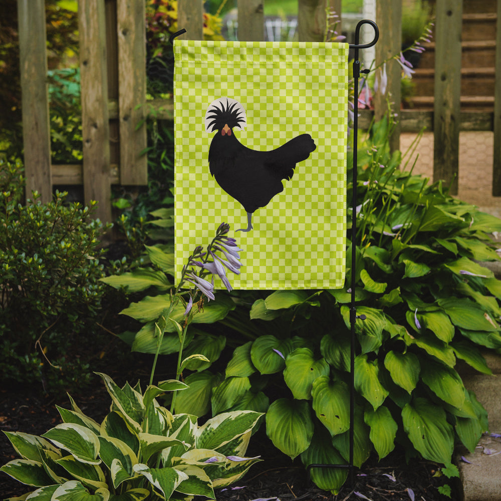 Polish Poland Chicken Green Flag Garden Size  the-store.com.