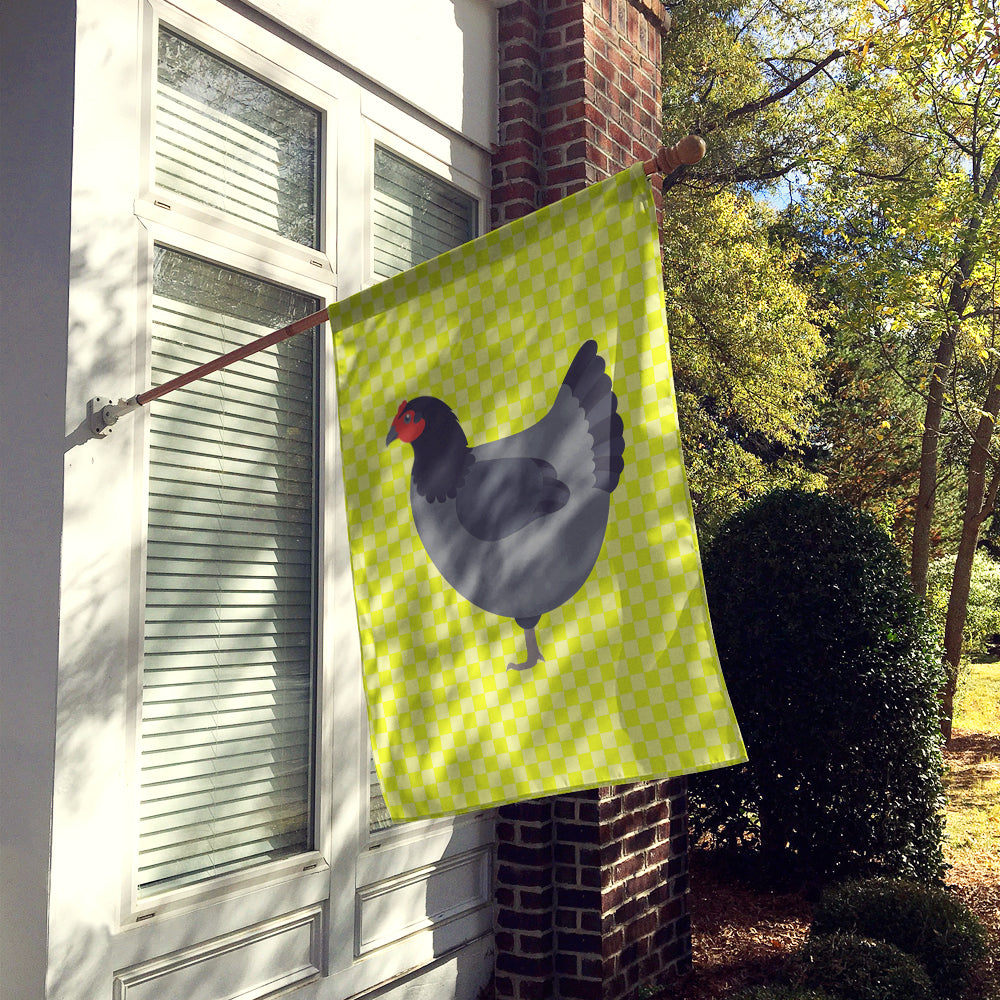 Jersey Giant Chicken Green Flag Canvas House Size BB7661CHF  the-store.com.