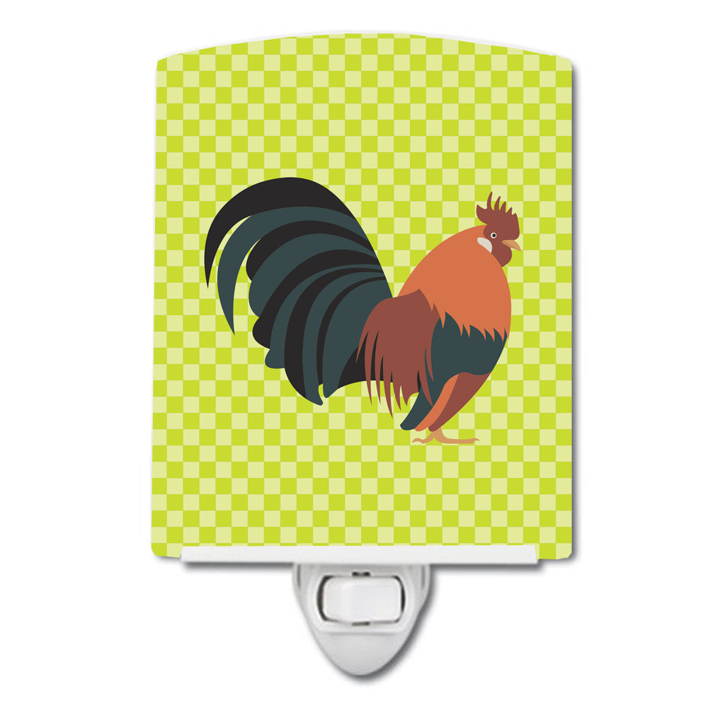 Dutch Bantam Chicken Green Ceramic Night Light BB7662CNL - the-store.com