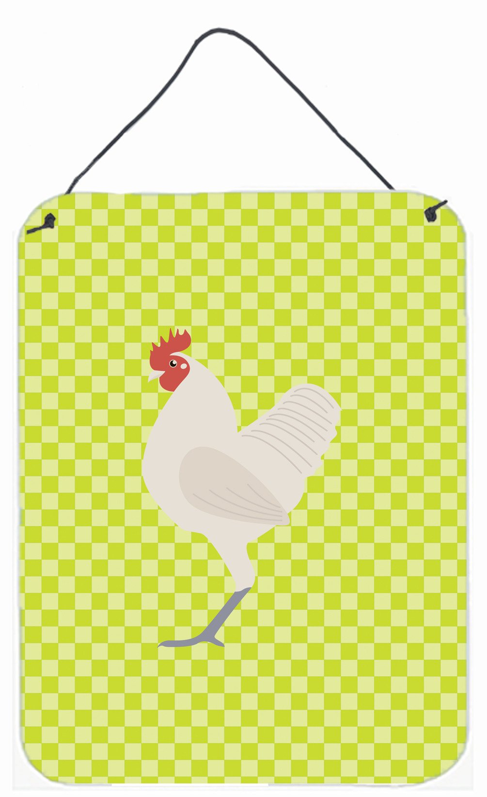 German Langshan Chicken Green Wall or Door Hanging Prints BB7663DS1216 by Caroline's Treasures