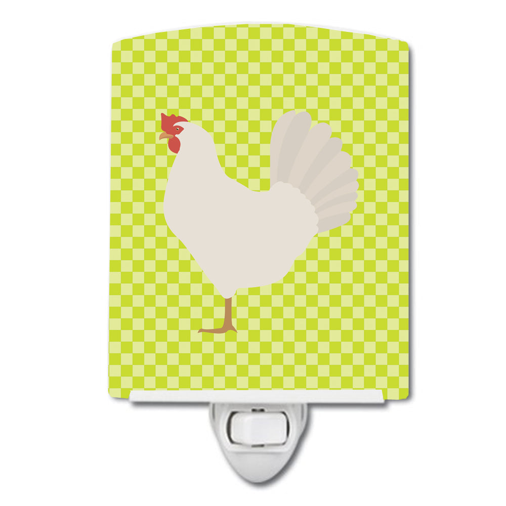 Leghorn Chicken Green Ceramic Night Light BB7666CNL - the-store.com