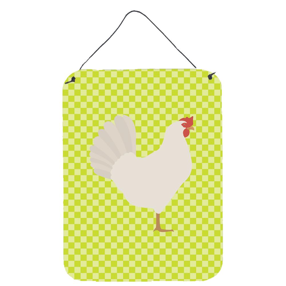 Leghorn Chicken Green Wall or Door Hanging Prints BB7666DS1216 by Caroline's Treasures