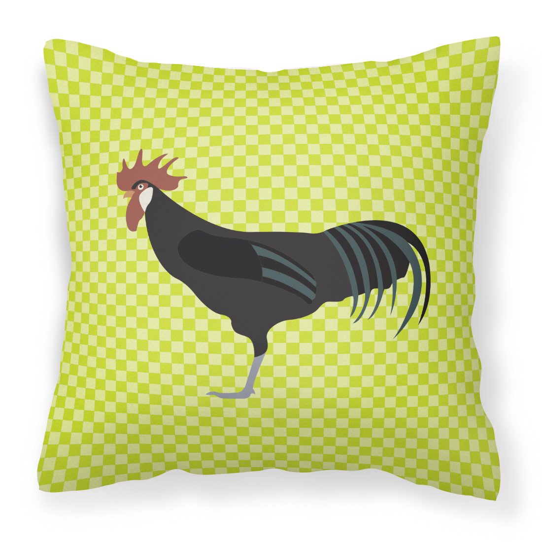 Minorca Ctalalan Chicken Green Fabric Decorative Pillow BB7667PW1818 by Caroline's Treasures