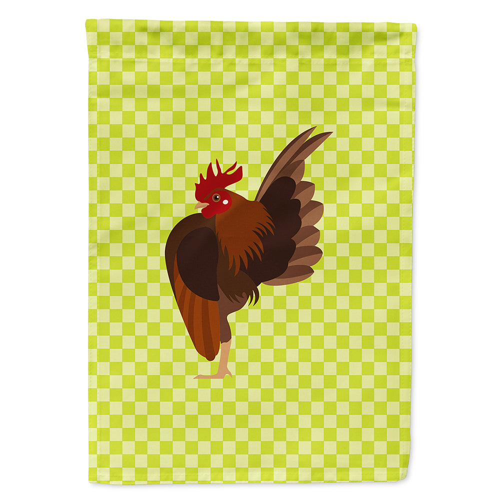 Malaysian Serama Chicken Green Flag Canvas House Size BB7668CHF  the-store.com.