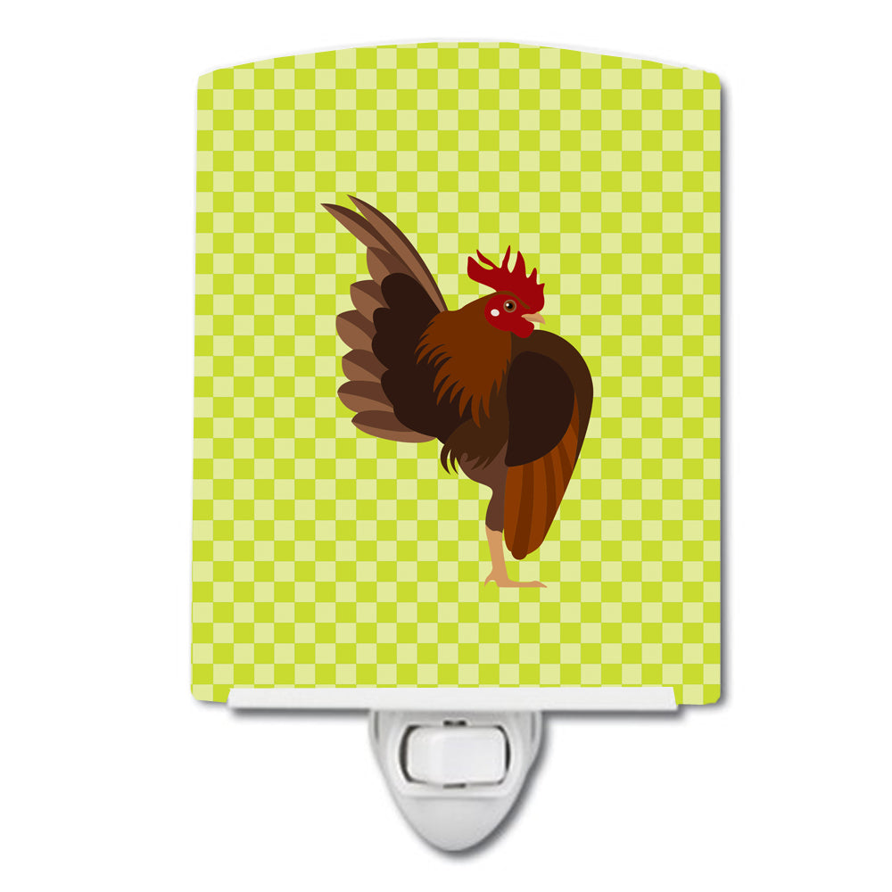 Malaysian Serama Chicken Green Ceramic Night Light BB7668CNL - the-store.com