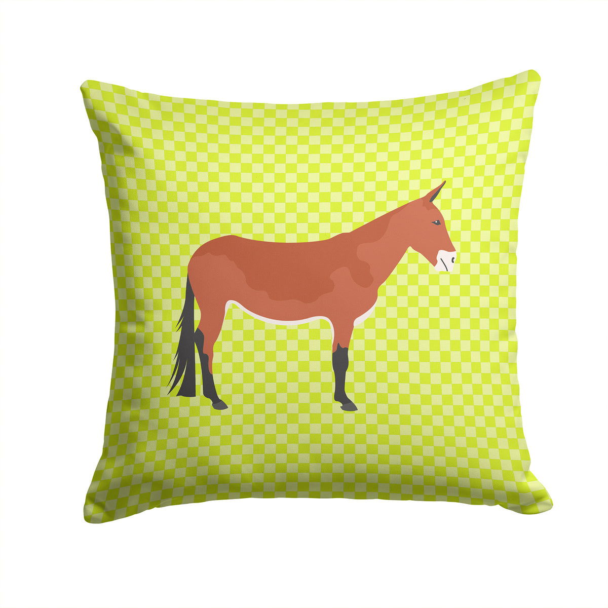 Mule Green Fabric Decorative Pillow BB7671PW1414 - the-store.com