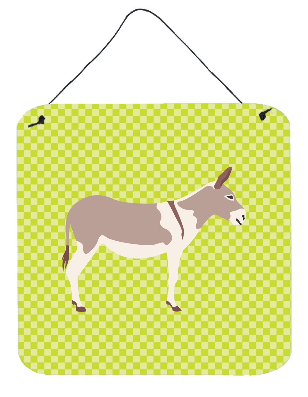 Australian Teamster Donkey Green Wall or Door Hanging Prints BB7672DS66 by Caroline's Treasures