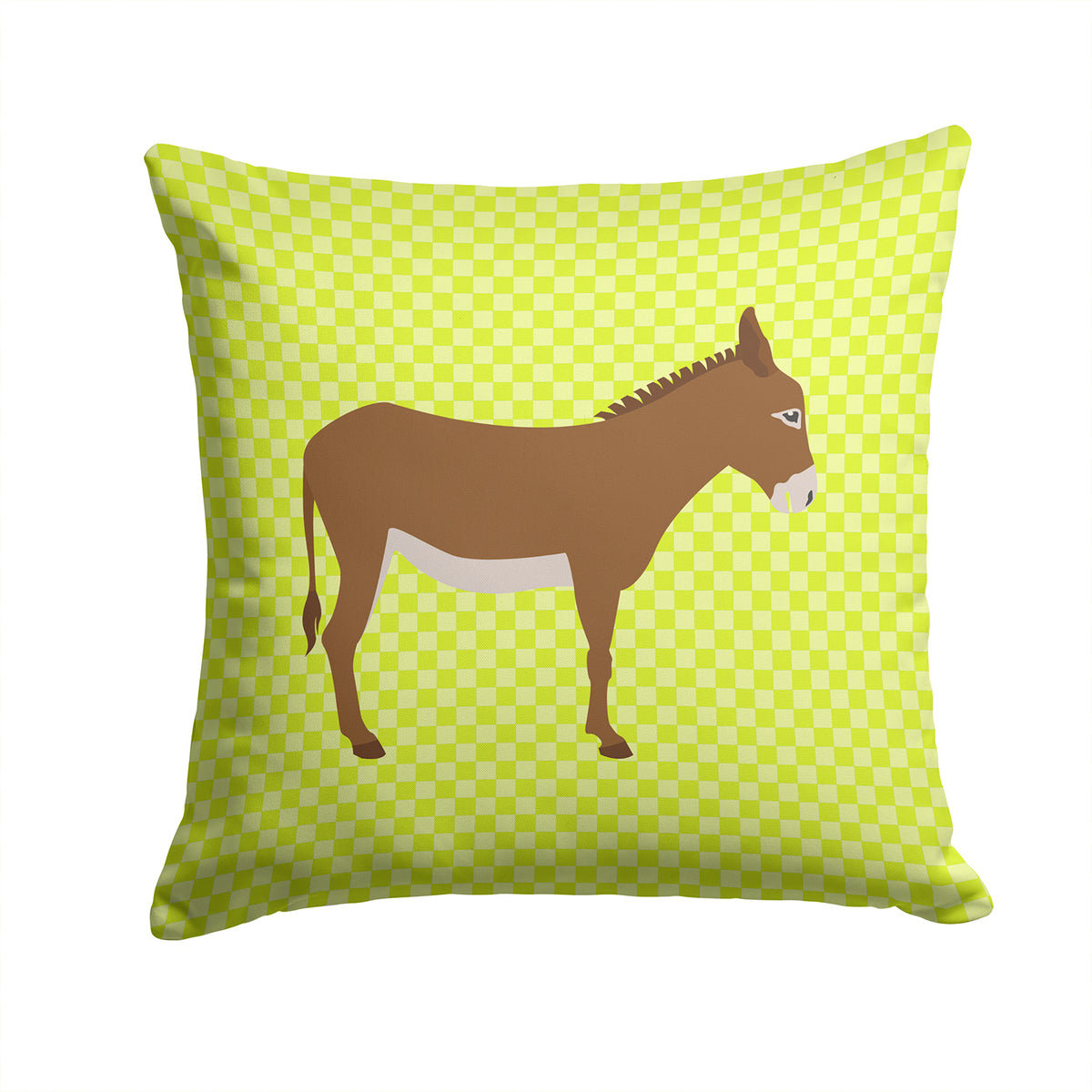 Cotentin Donkey Green Fabric Decorative Pillow BB7675PW1414 - the-store.com