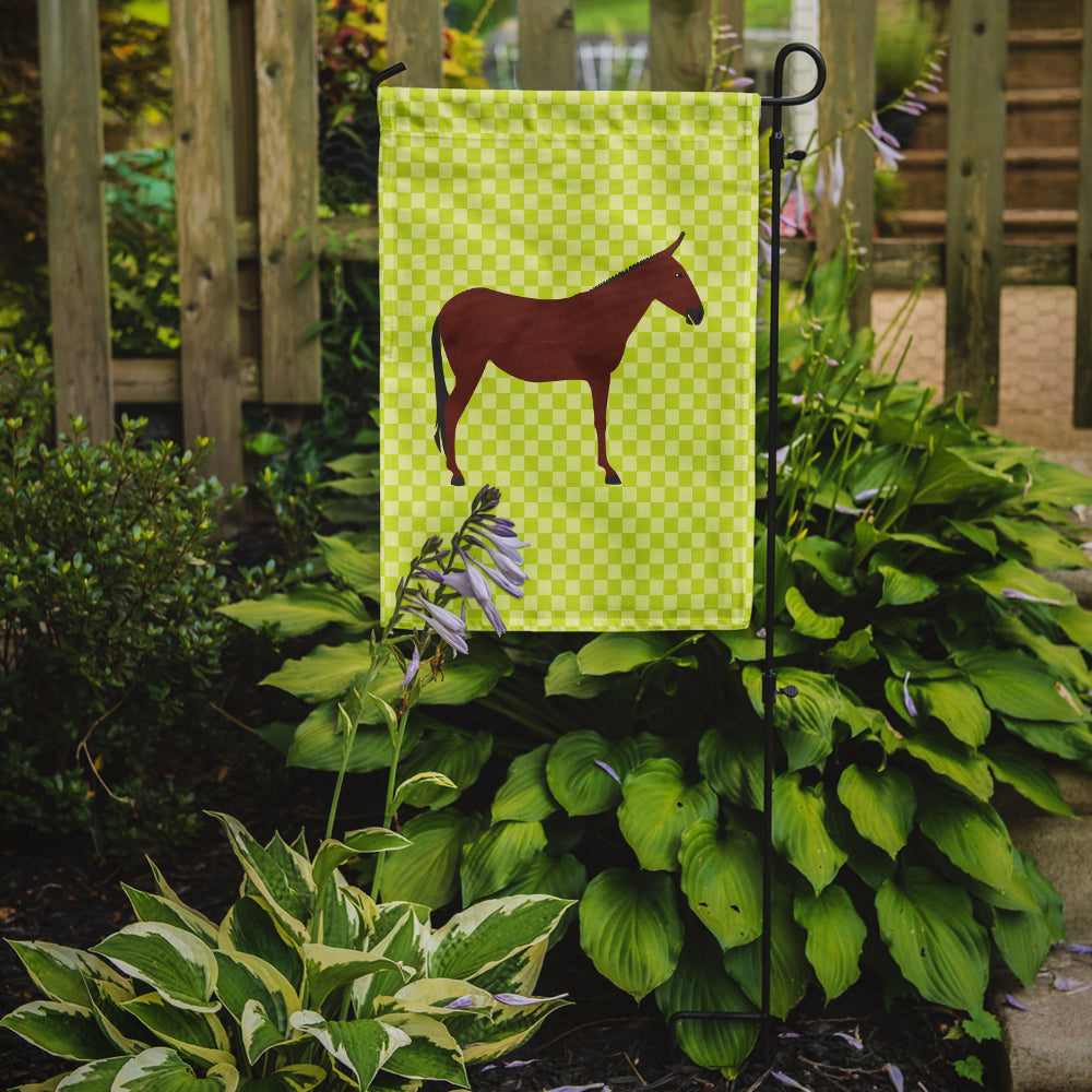 Hinny Horse Donkey Green Flag Garden Size  the-store.com.