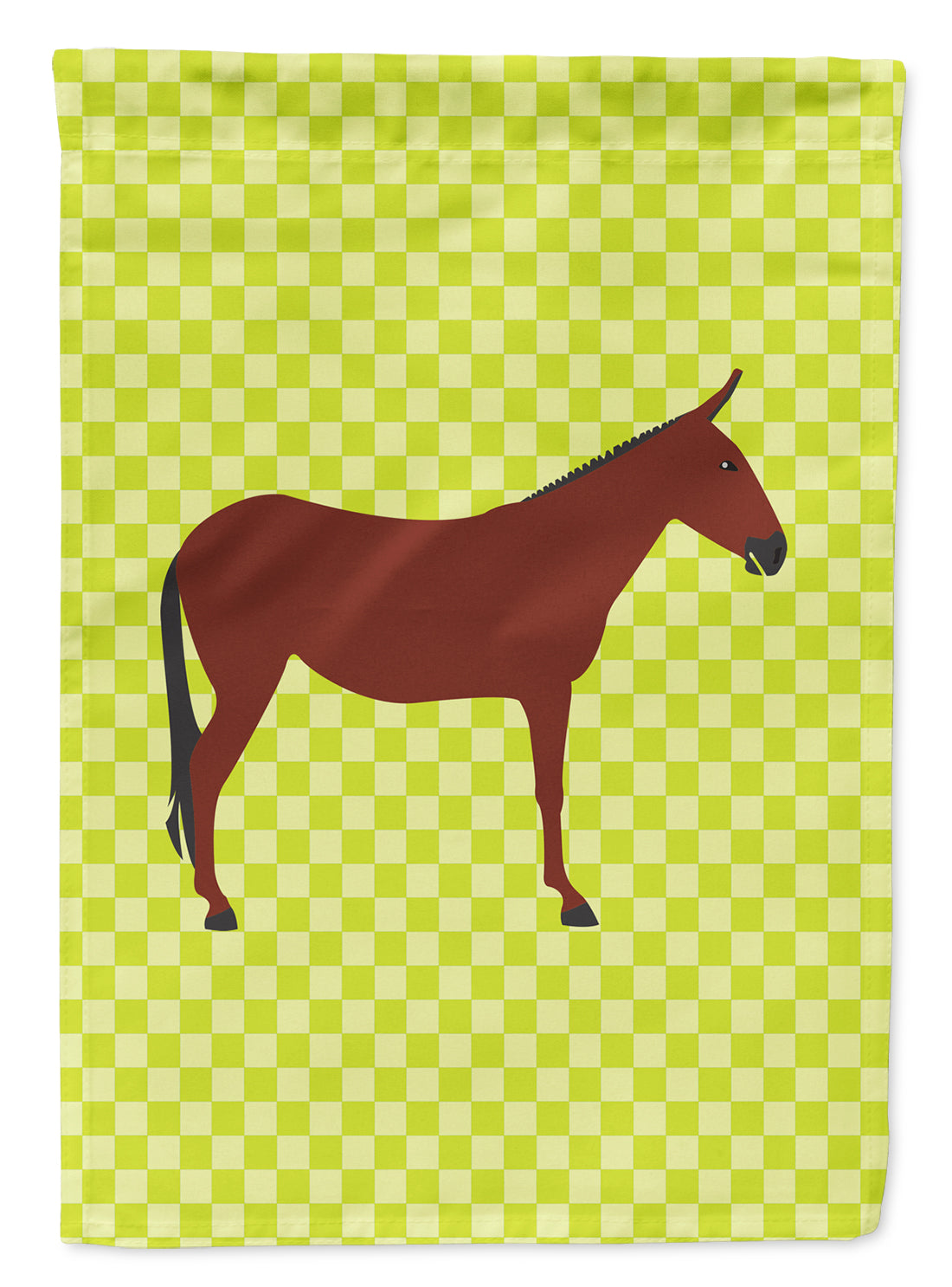 Hinny Horse Donkey Green Flag Garden Size  the-store.com.