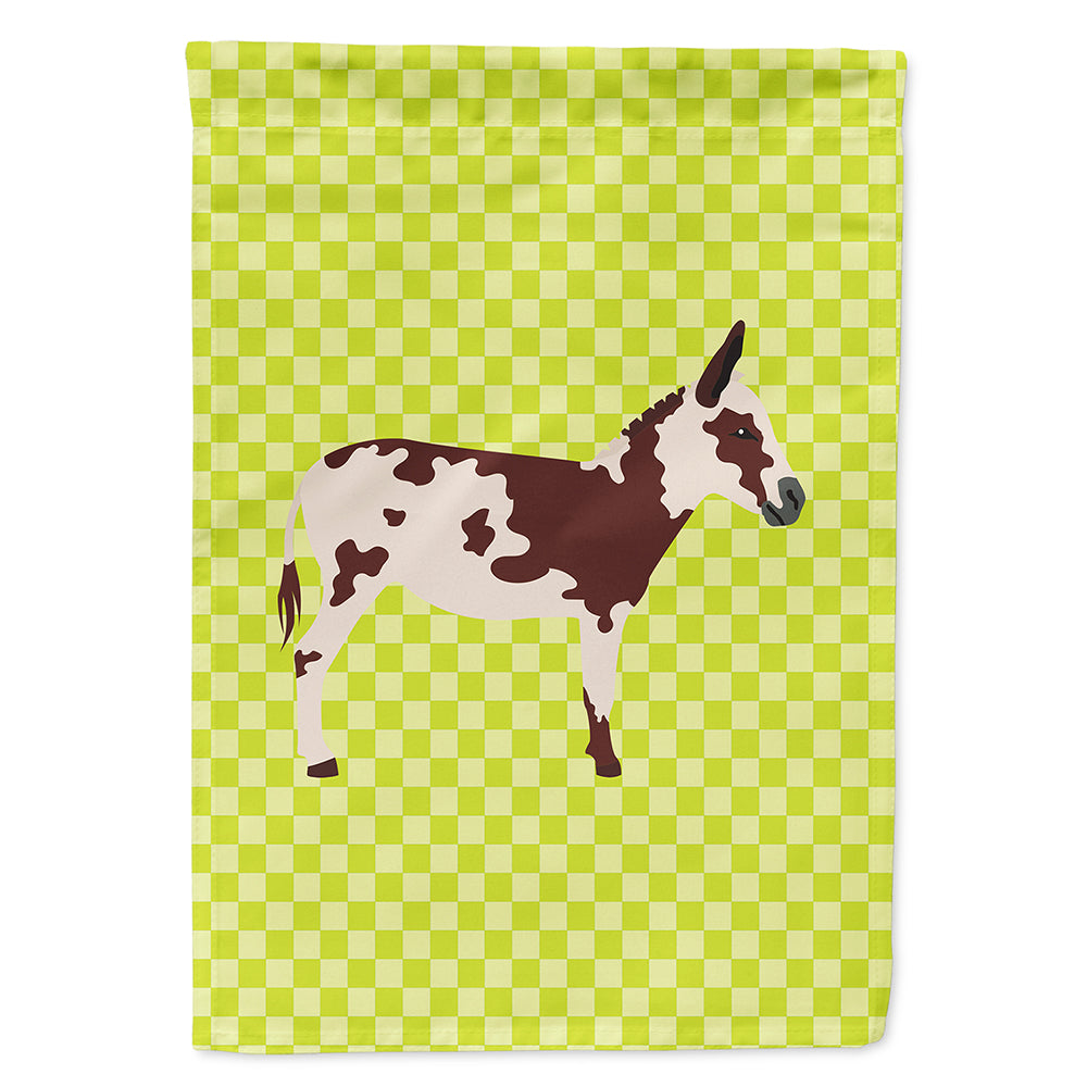 American Spotted Donkey Green Flag Canvas House Size BB7677CHF  the-store.com.