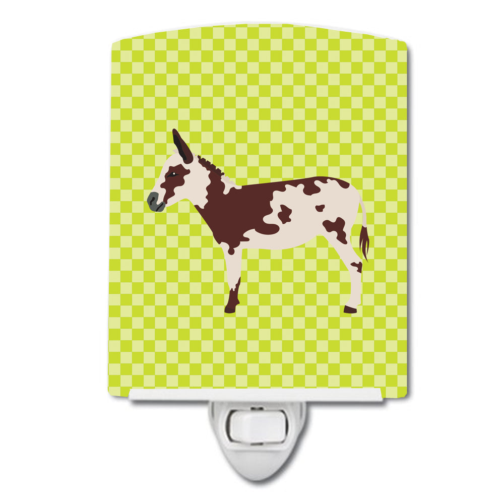 American Spotted Donkey Green Ceramic Night Light BB7677CNL - the-store.com