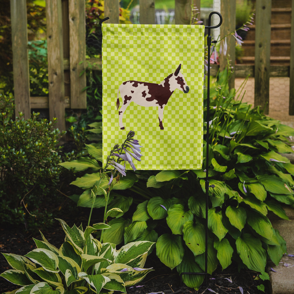 American Spotted Donkey Green Flag Garden Size BB7677GF  the-store.com.