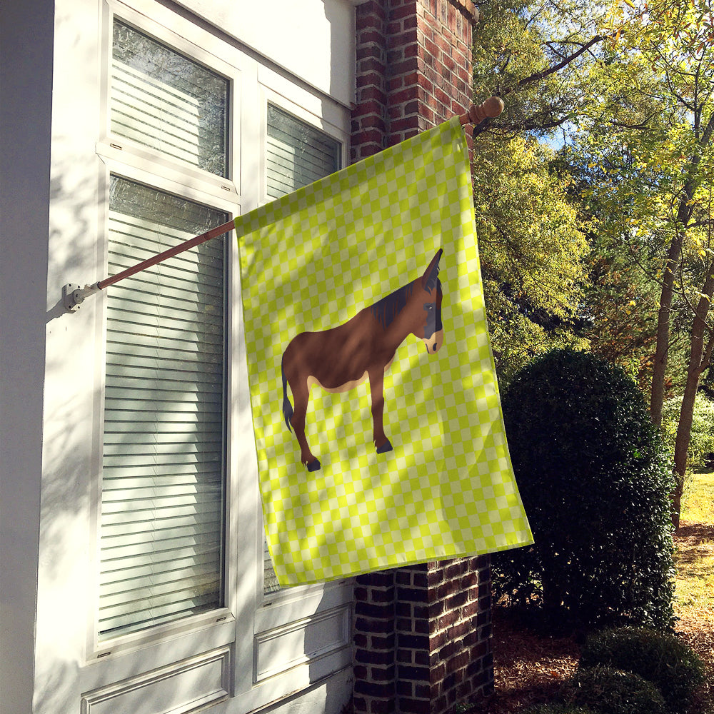 Zamorano-Leones Donkey Green Flag Canvas House Size BB7679CHF  the-store.com.