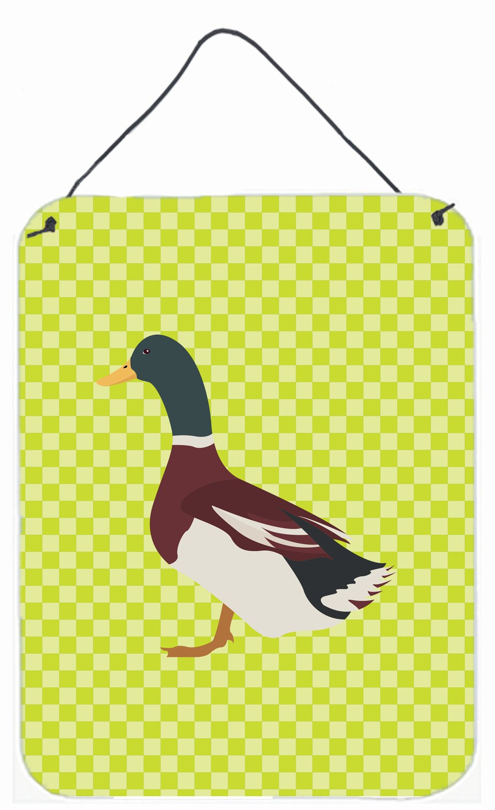 Rouen Duck Green Wall or Door Hanging Prints BB7682DS1216 by Caroline&#39;s Treasures