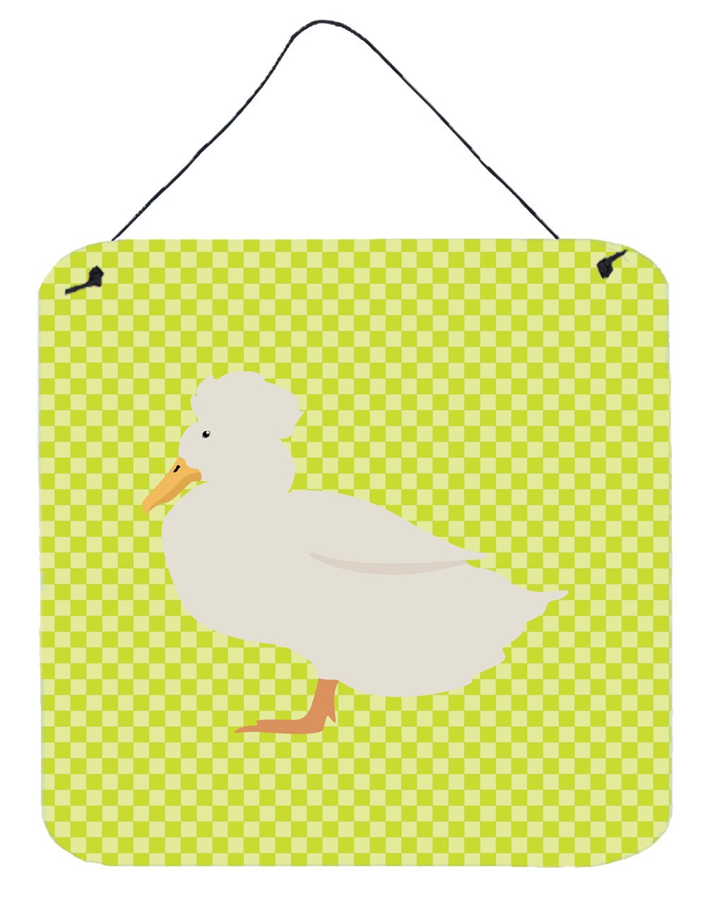 Crested Duck Green Wall or Door Hanging Prints BB7683DS66 by Caroline's Treasures