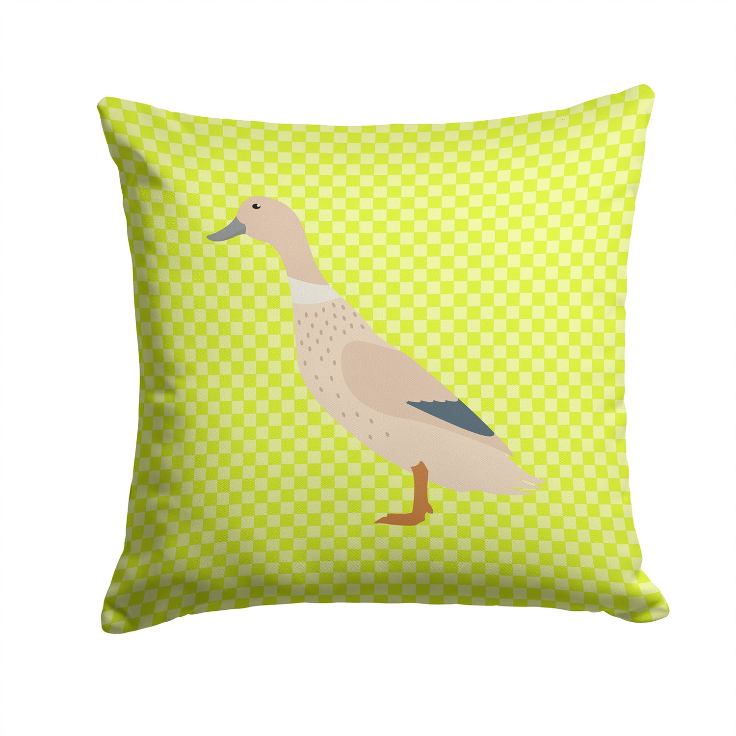 West Harlequin Duck Green Fabric Decorative Pillow BB7684PW1414 - the-store.com