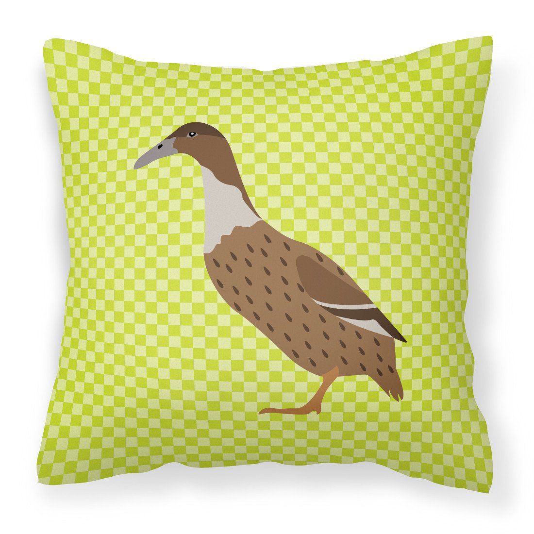 Dutch Hook Bill Duck Green Fabric Decorative Pillow BB7687PW1818 by Caroline&#39;s Treasures