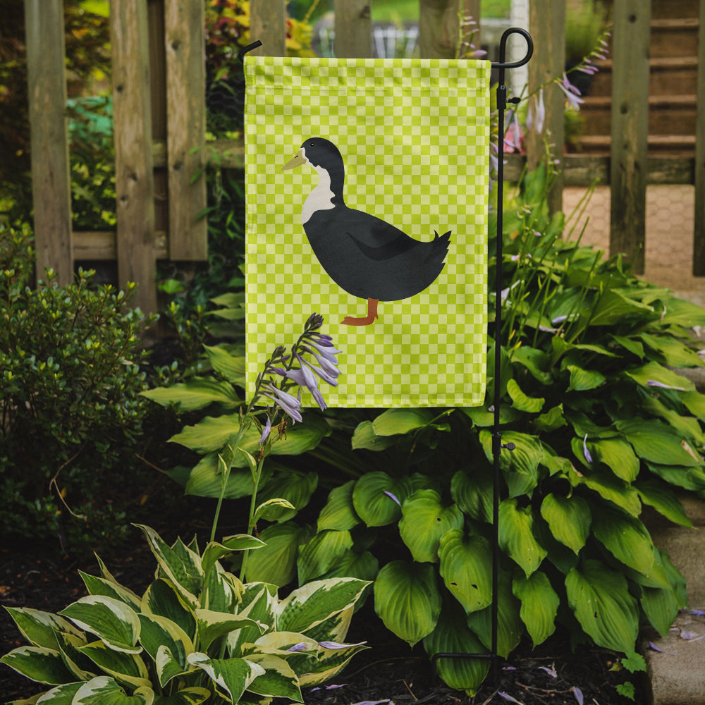 Blue Swedish Duck Green Flag Garden Size  the-store.com.