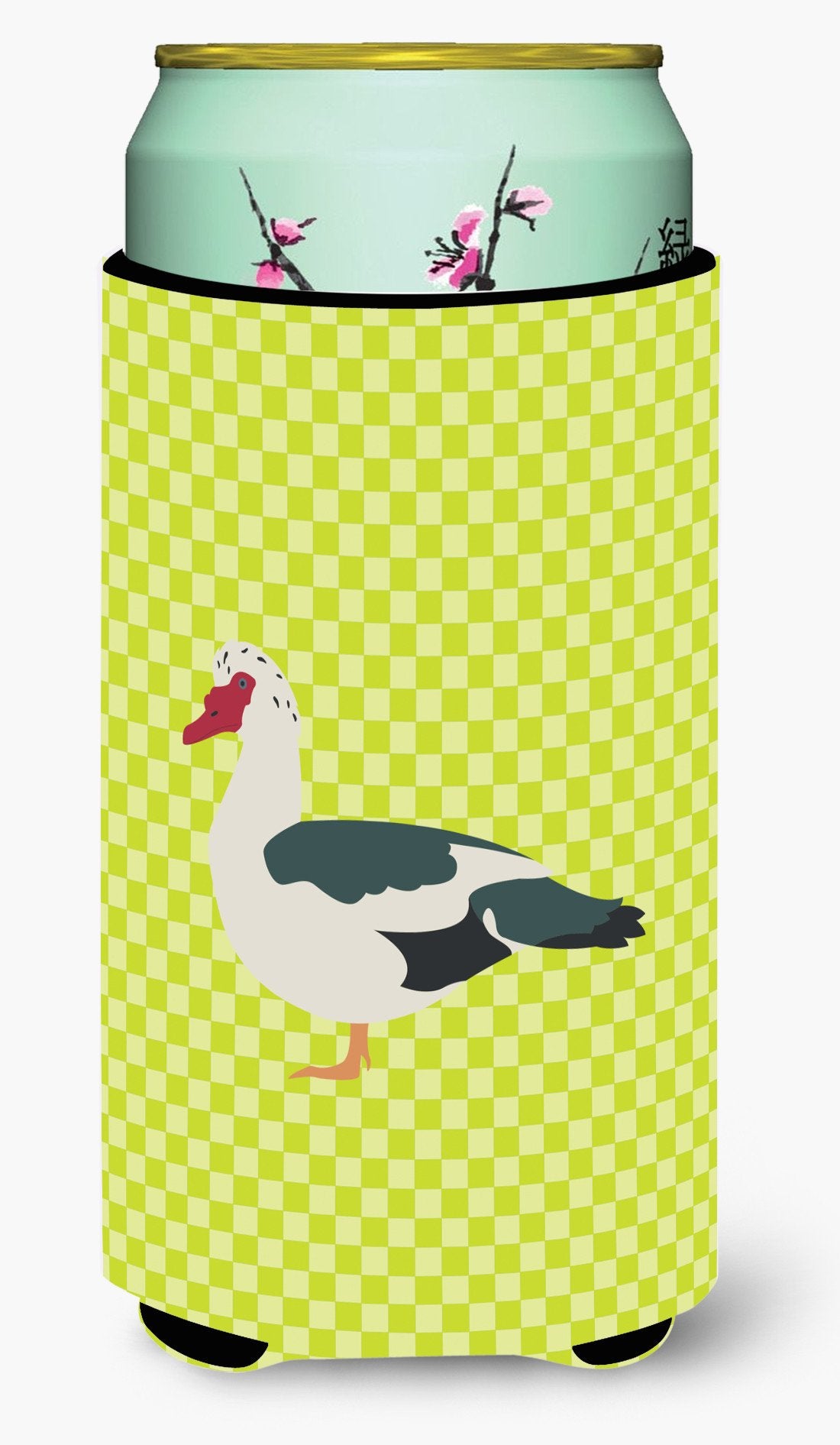 Muscovy Duck Green Tall Boy Beverage Insulator Hugger BB7690TBC by Caroline's Treasures