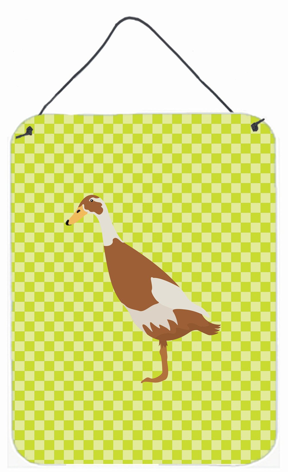 Indian Runner Duck Green Wall or Door Hanging Prints BB7691DS1216 by Caroline's Treasures