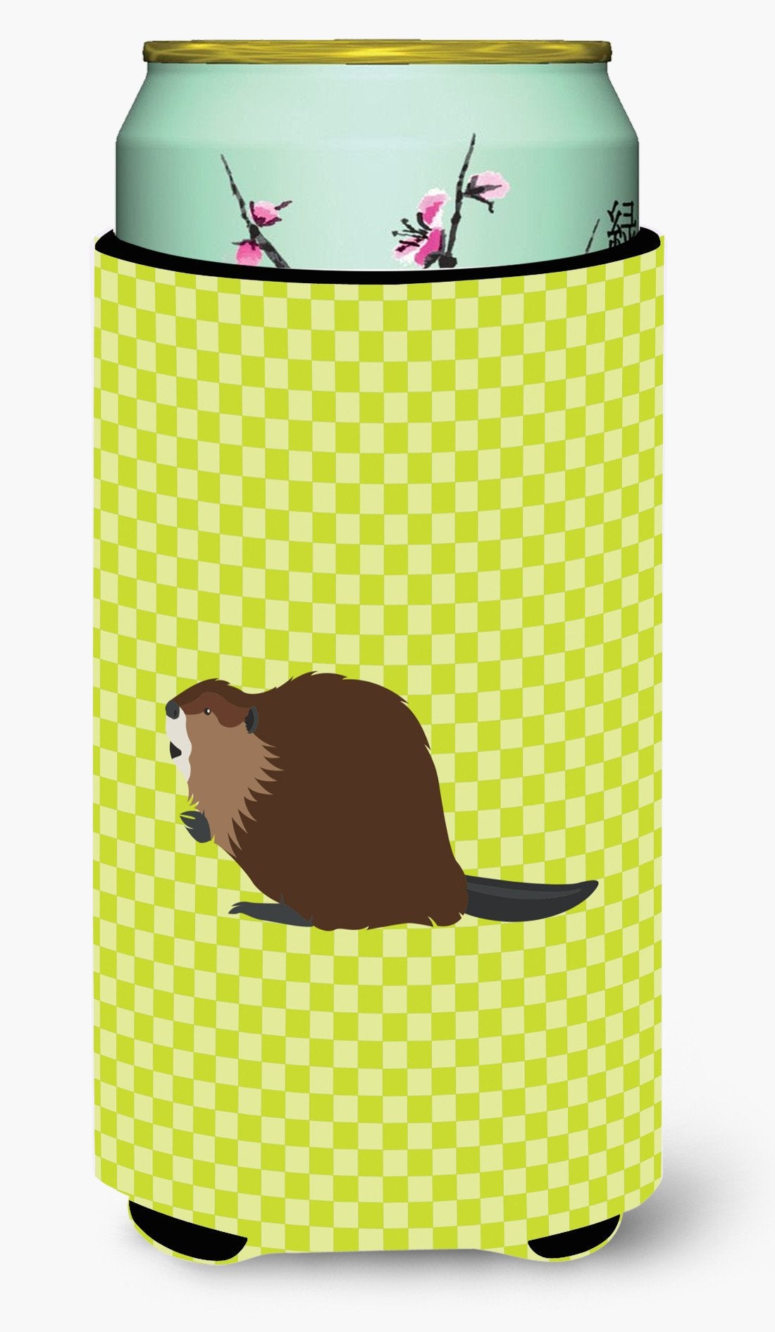 Eurasian Beaver Green Tall Boy Beverage Insulator Hugger BB7699TBC by Caroline's Treasures