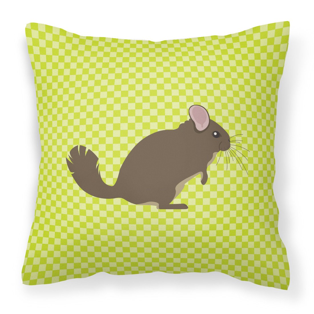 Chinchilla Green Fabric Decorative Pillow BB7701PW1818 by Caroline's Treasures