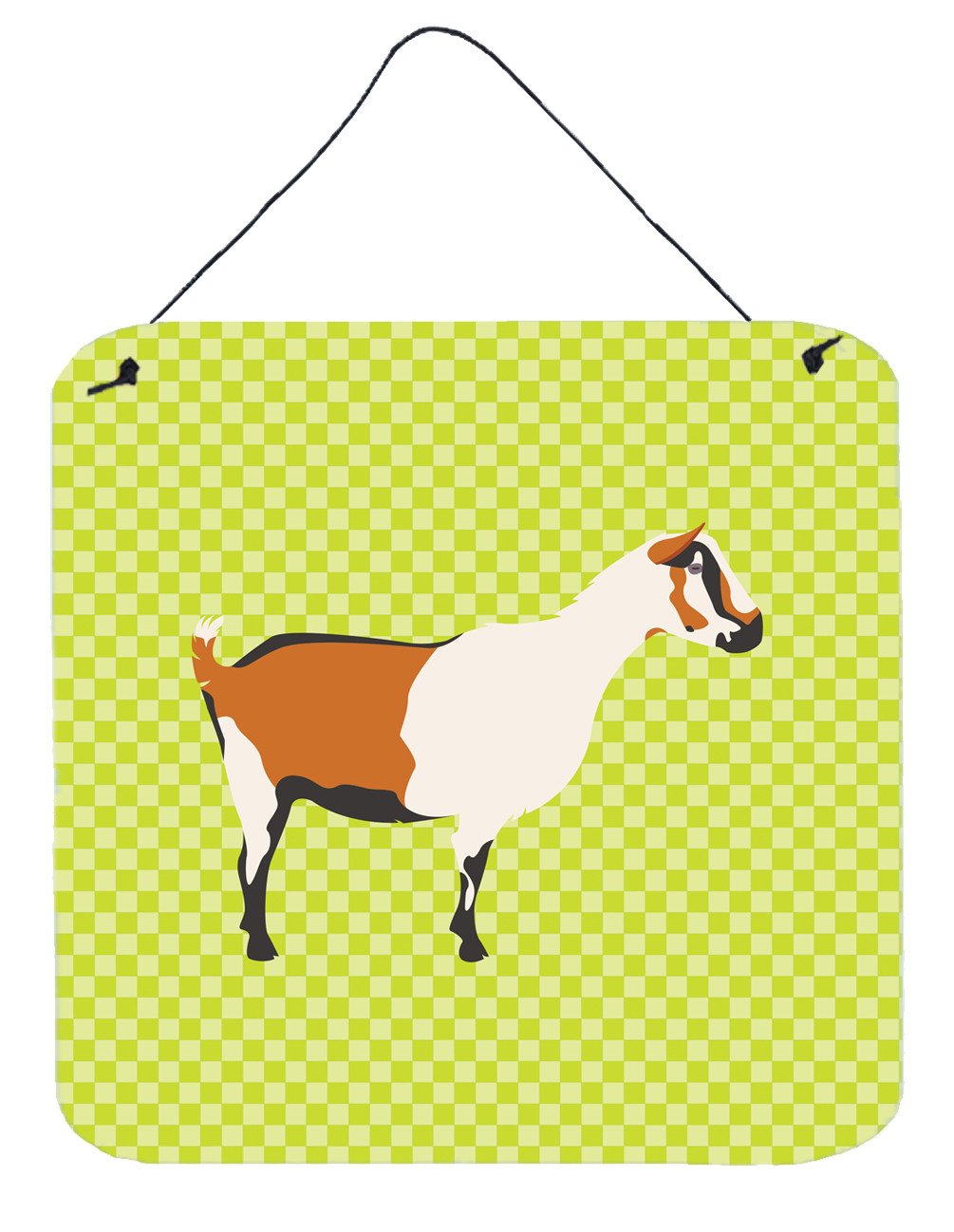 Alpine Goat Green Wall or Door Hanging Prints BB7706DS66 by Caroline's Treasures