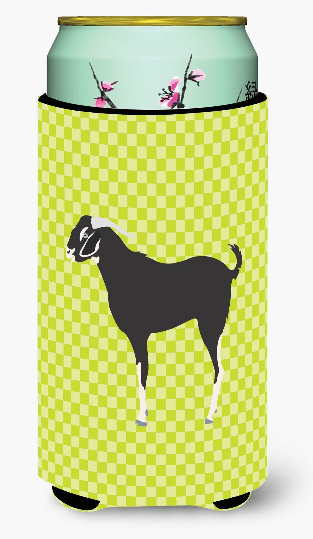 Black Bengal Goat Green Tall Boy Beverage Insulator Hugger BB7710TBC by Caroline's Treasures