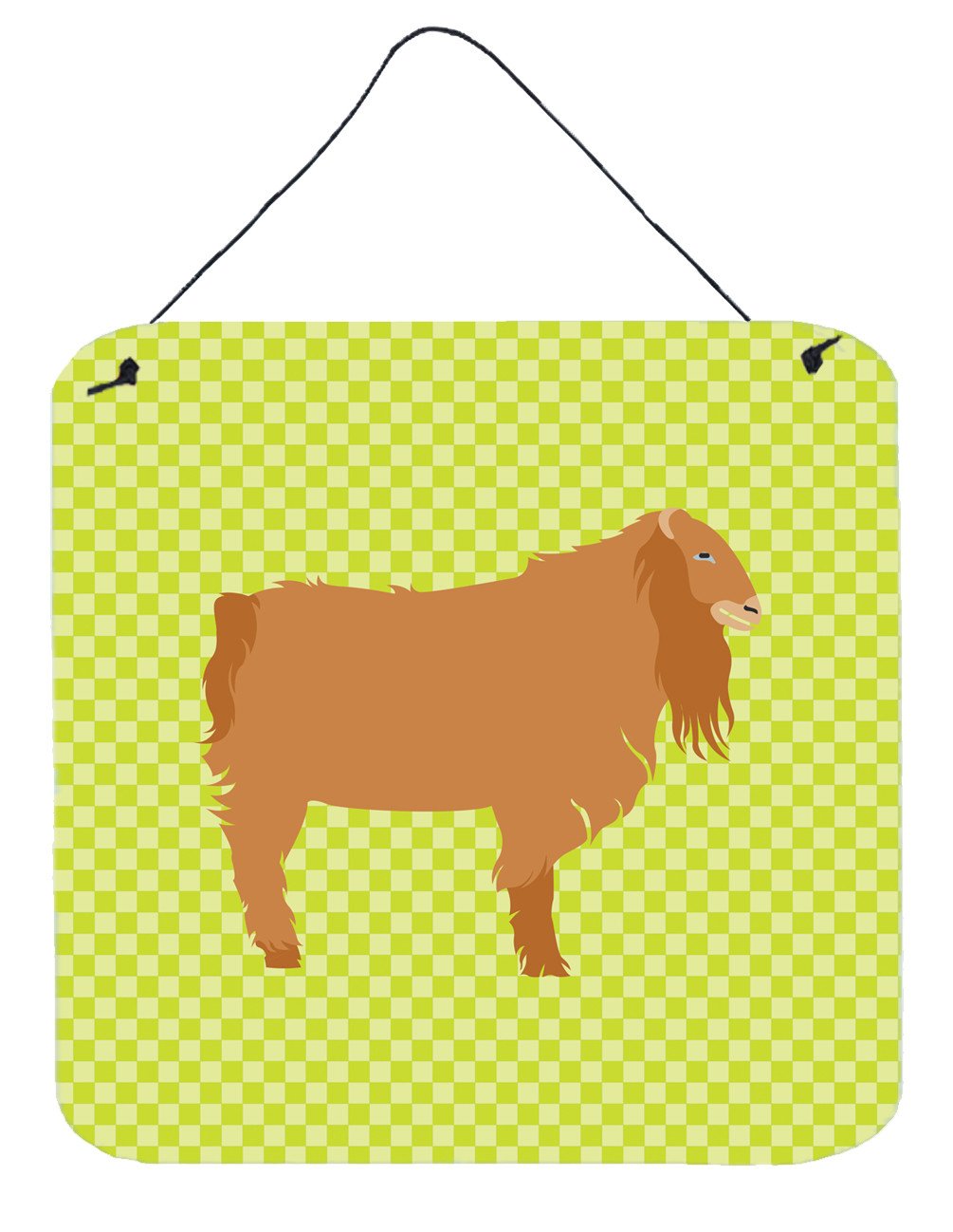 American Lamancha Goat Green Wall or Door Hanging Prints BB7711DS66 by Caroline&#39;s Treasures