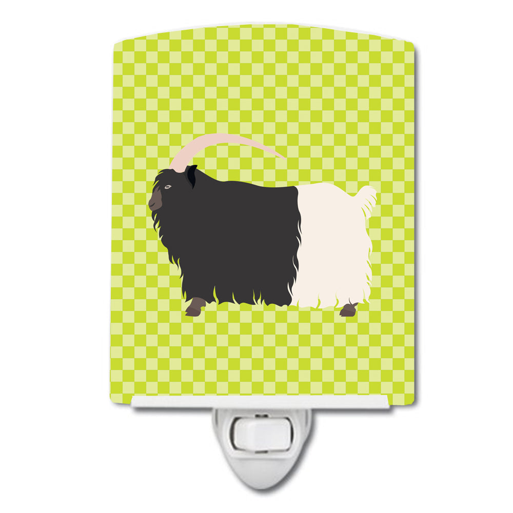 Welsh Black-Necked Goat Green Ceramic Night Light BB7713CNL - the-store.com