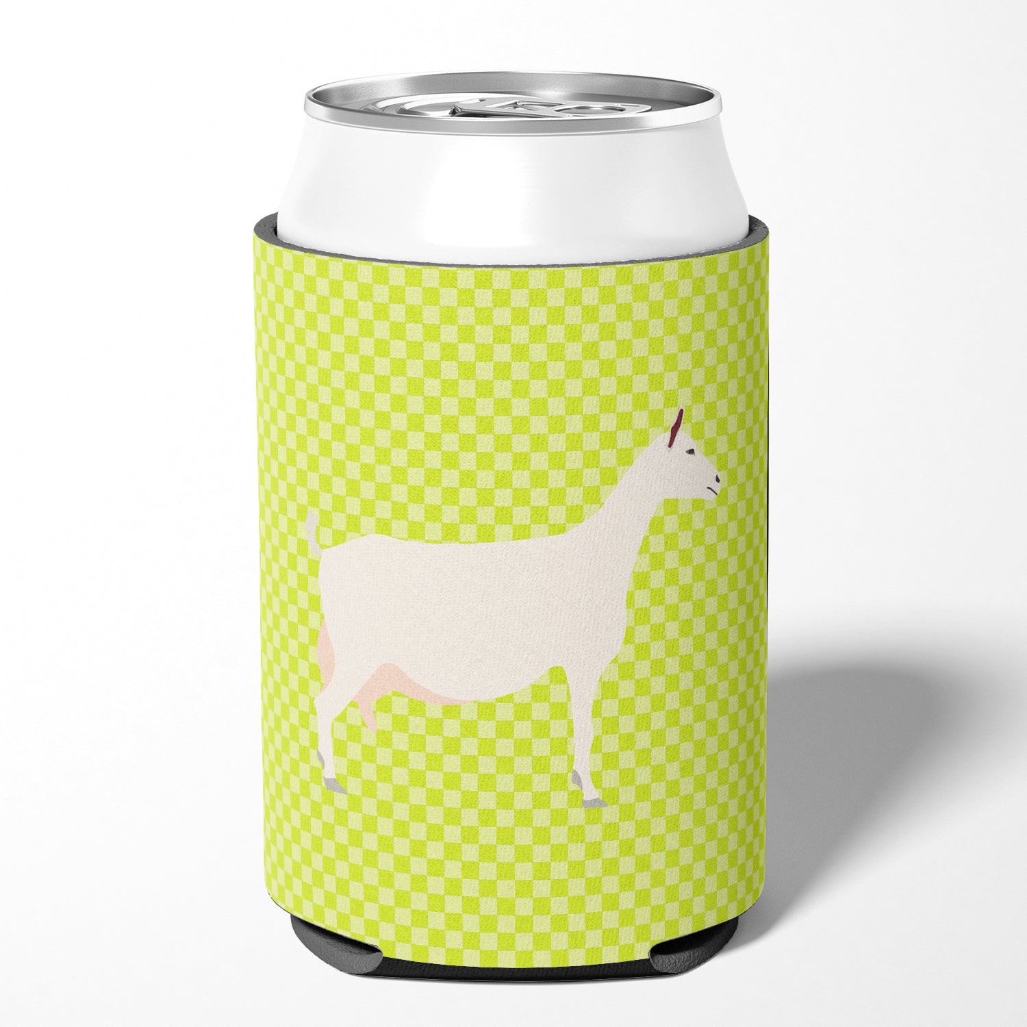 Saanen Goat Green Can or Bottle Hugger BB7715CC  the-store.com.