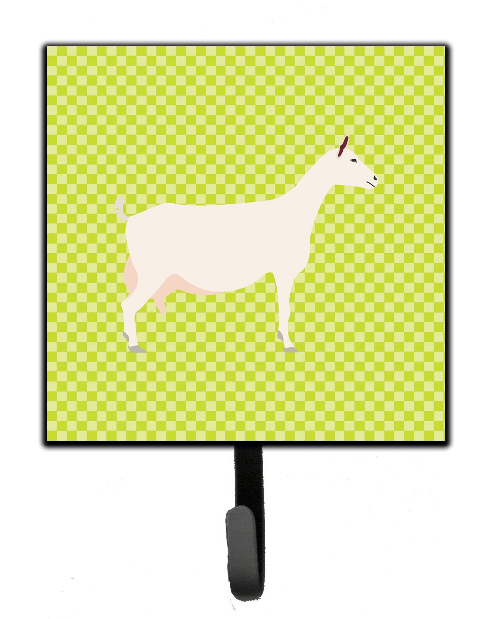 Saanen Goat Green Leash or Key Holder by Caroline&#39;s Treasures