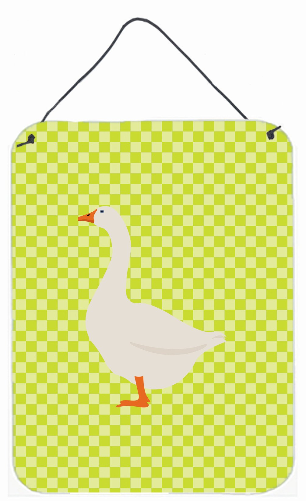 Embden Goose Green Wall or Door Hanging Prints BB7718DS1216 by Caroline&#39;s Treasures