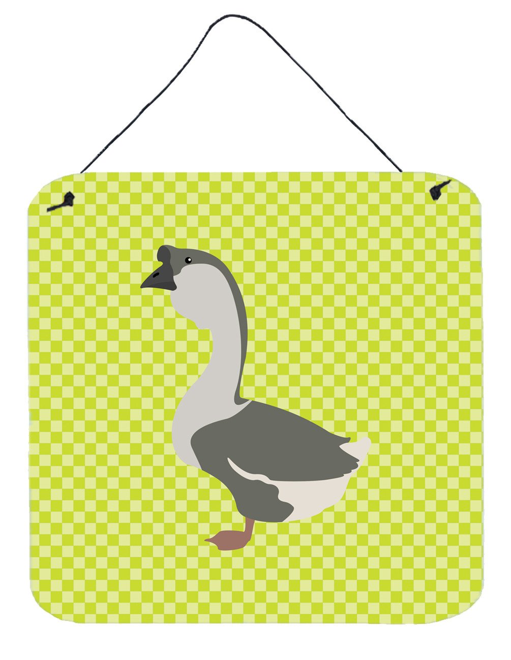 African Goose Green Wall or Door Hanging Prints BB7725DS66 by Caroline's Treasures