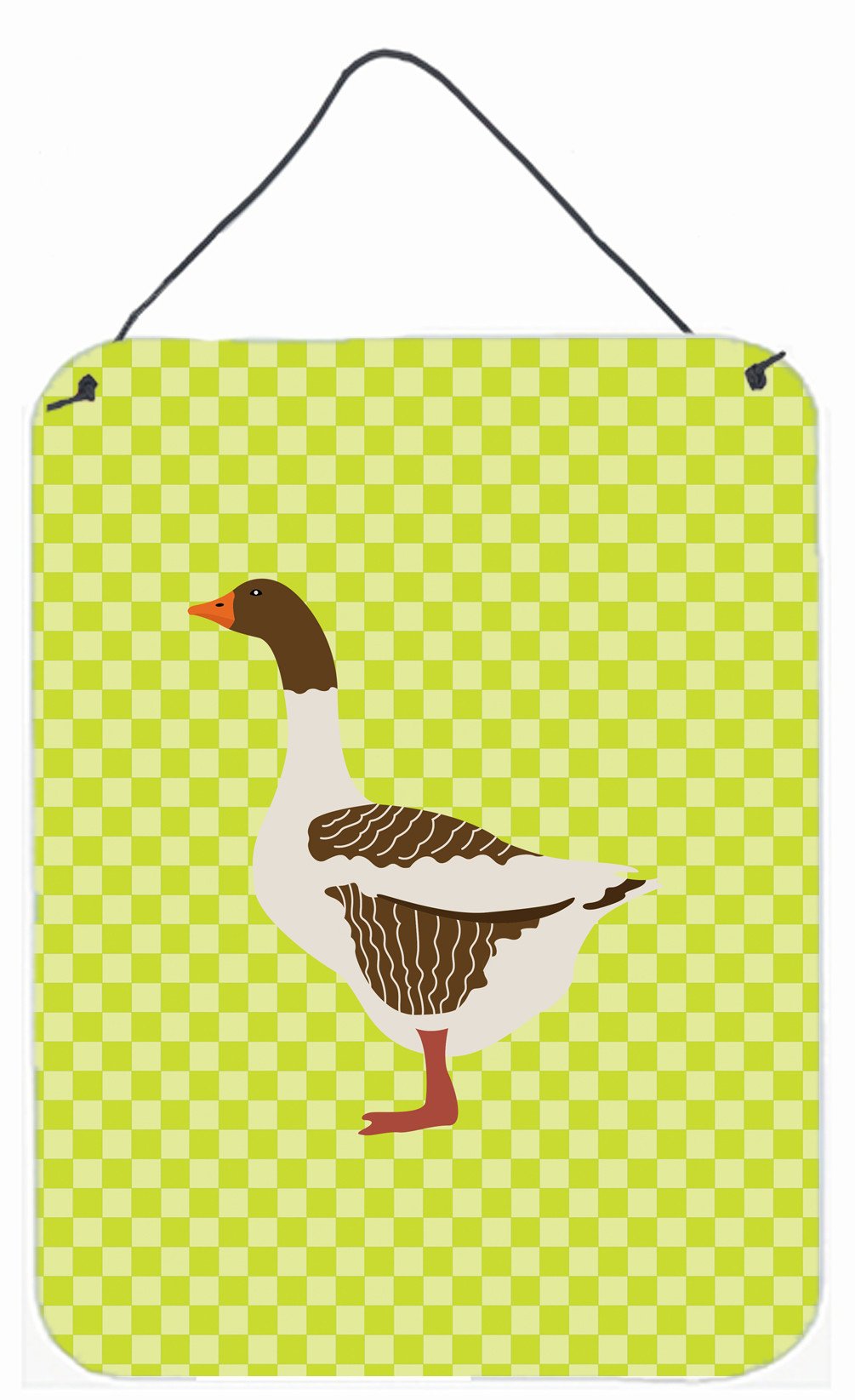 Pomeranian Rogener Goose Green Wall or Door Hanging Prints BB7729DS1216 by Caroline's Treasures