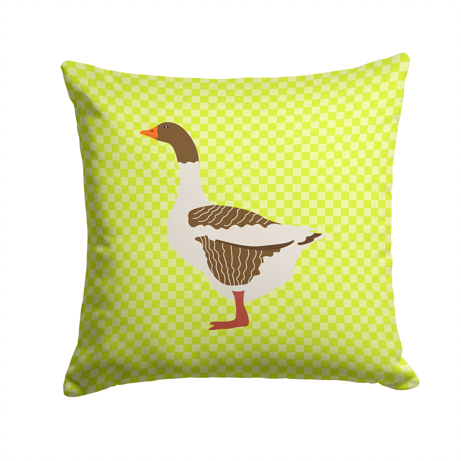 Pomeranian Rogener Goose Green Fabric Decorative Pillow BB7729PW1414 - the-store.com