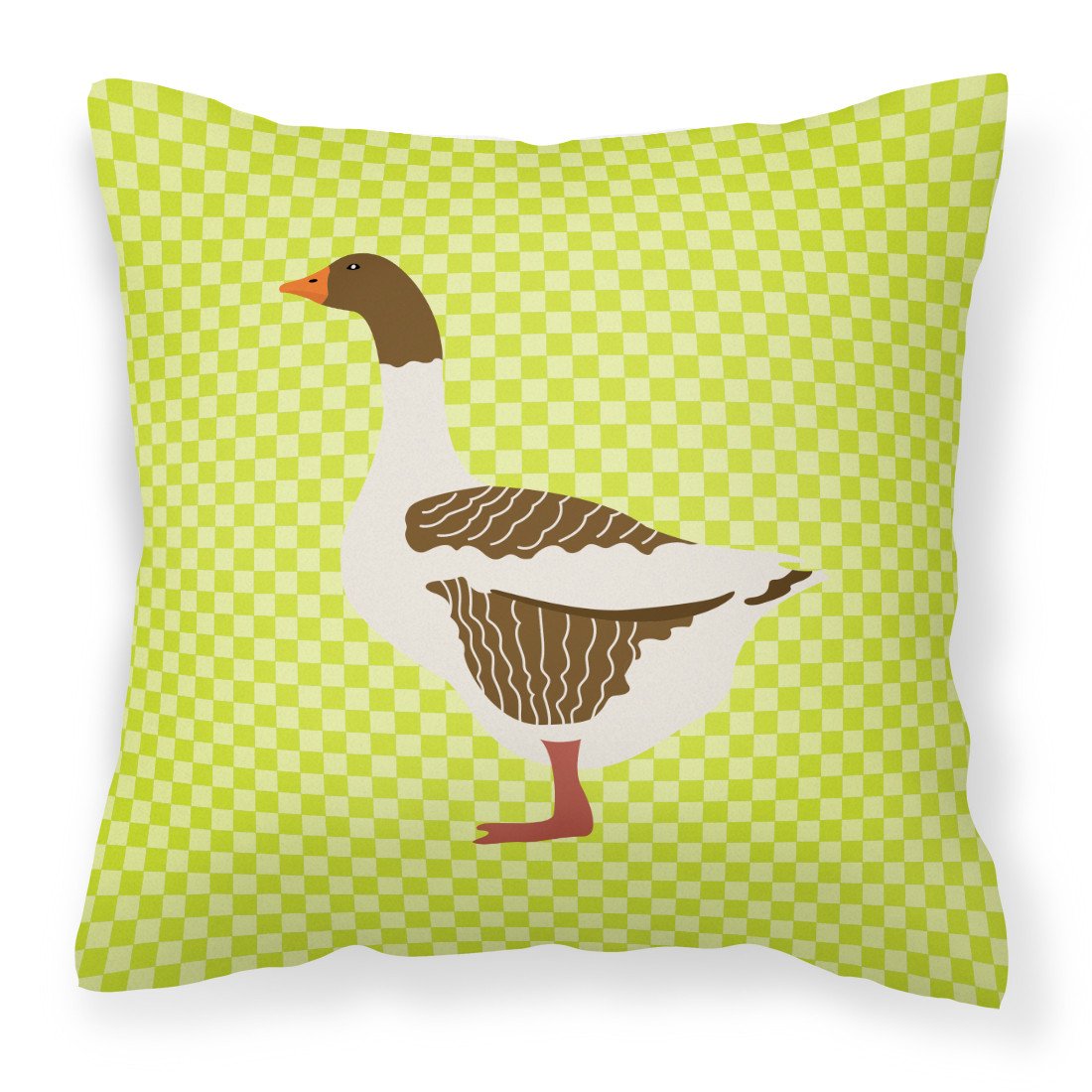 Pomeranian Rogener Goose Green Fabric Decorative Pillow BB7729PW1818 by Caroline's Treasures