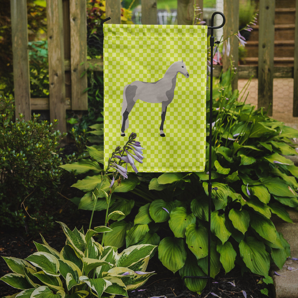 Orlov Trotter Horse Green Flag Garden Size  the-store.com.