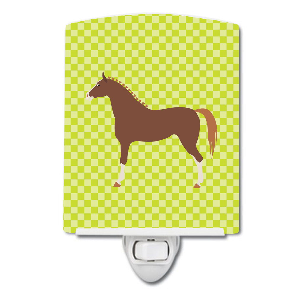 Hannoverian Horse Green Ceramic Night Light BB7735CNL - the-store.com