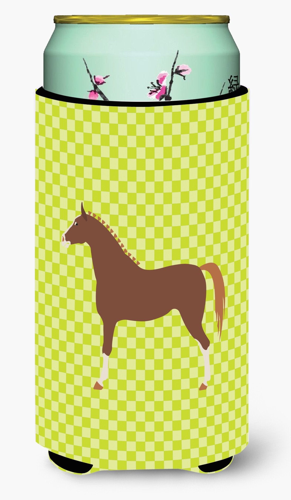 Hannoverian Horse Green Tall Boy Beverage Insulator Hugger BB7735TBC by Caroline's Treasures