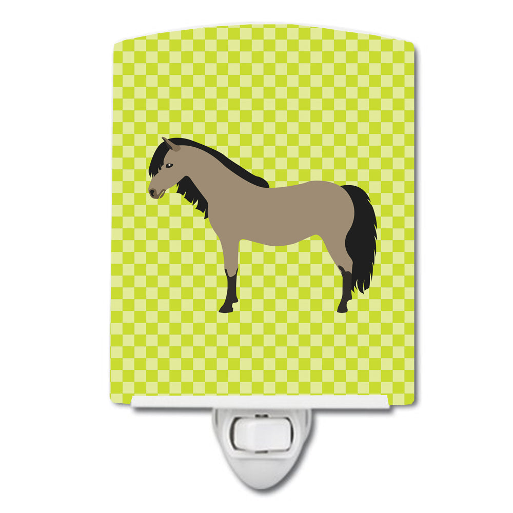 Welsh Pony Horse Green Ceramic Night Light BB7736CNL - the-store.com