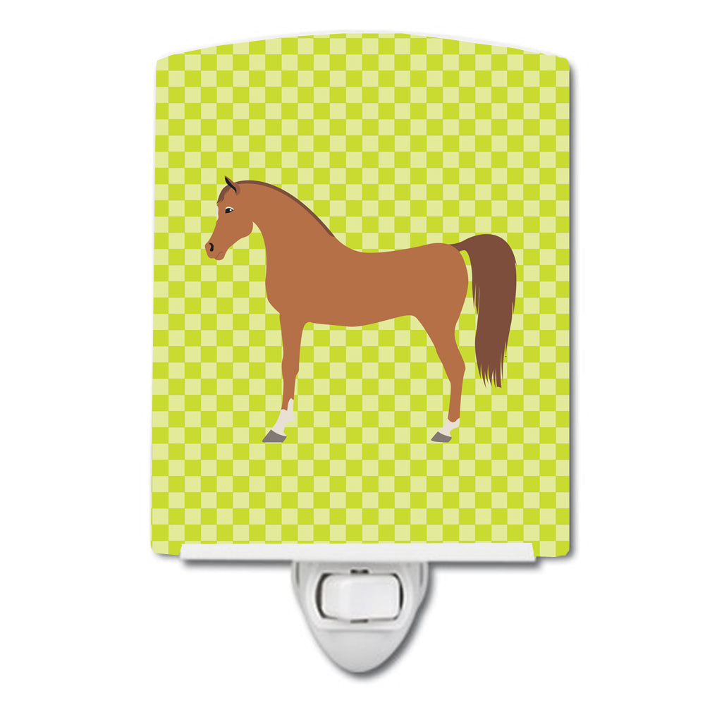 Arabian Horse Green Ceramic Night Light BB7737CNL - the-store.com