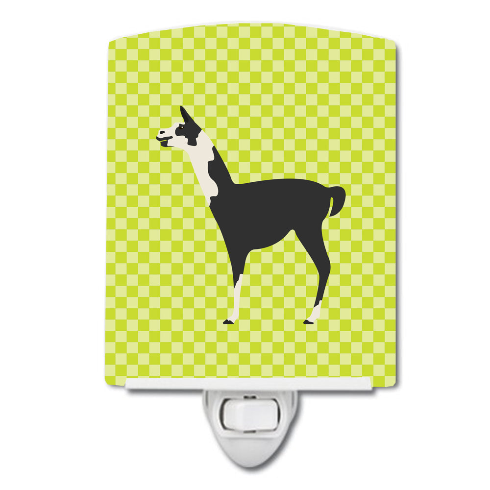 Llama Q' Ara Green Ceramic Night Light BB7744CNL - the-store.com