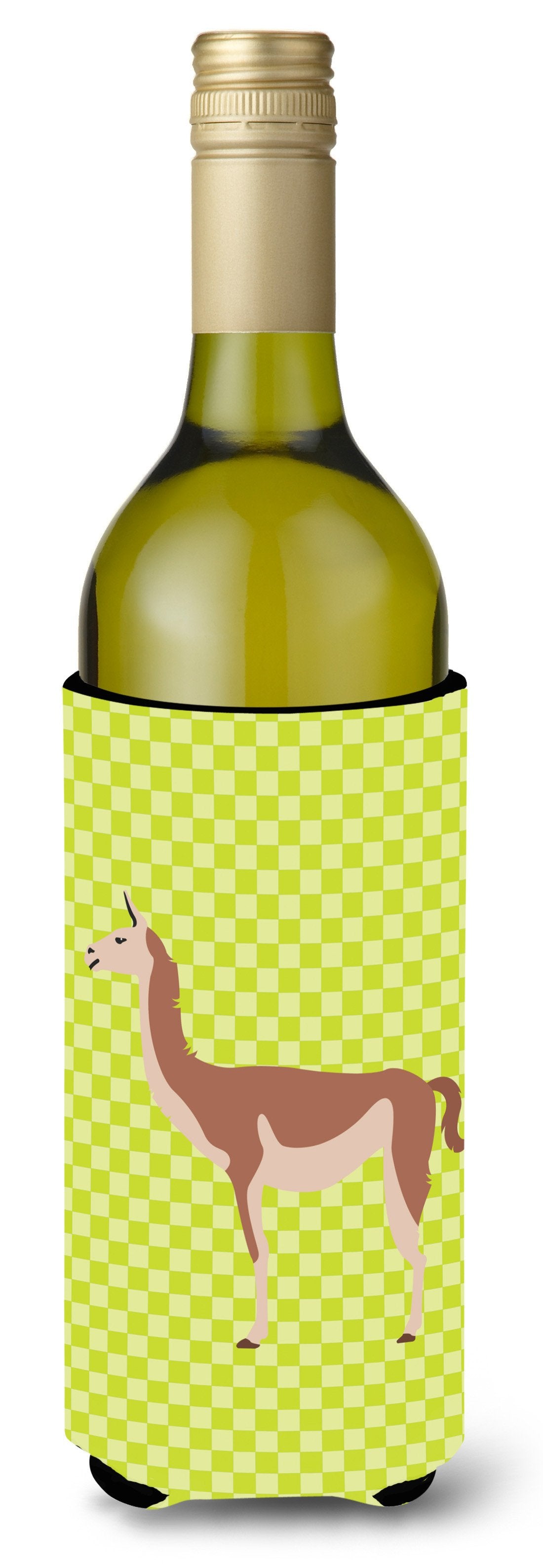Guanaco Green Wine Bottle Beverge Insulator Hugger BB7747LITERK by Caroline&#39;s Treasures