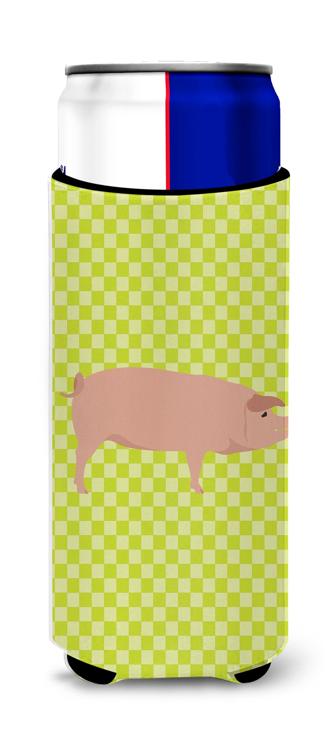 American Landrace Pig Green  Ultra Hugger for slim cans  the-store.com.