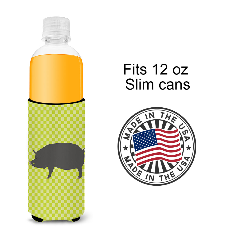 Berkshire Pig Green  Ultra Hugger for slim cans  the-store.com.