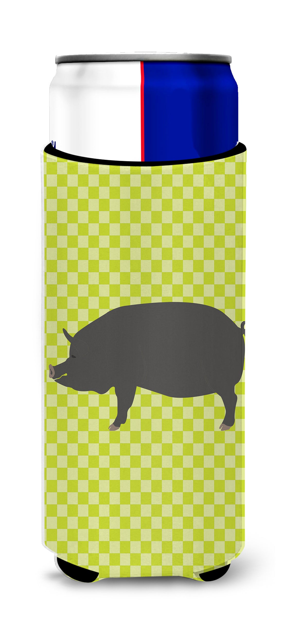 Berkshire Pig Green  Ultra Hugger for slim cans  the-store.com.