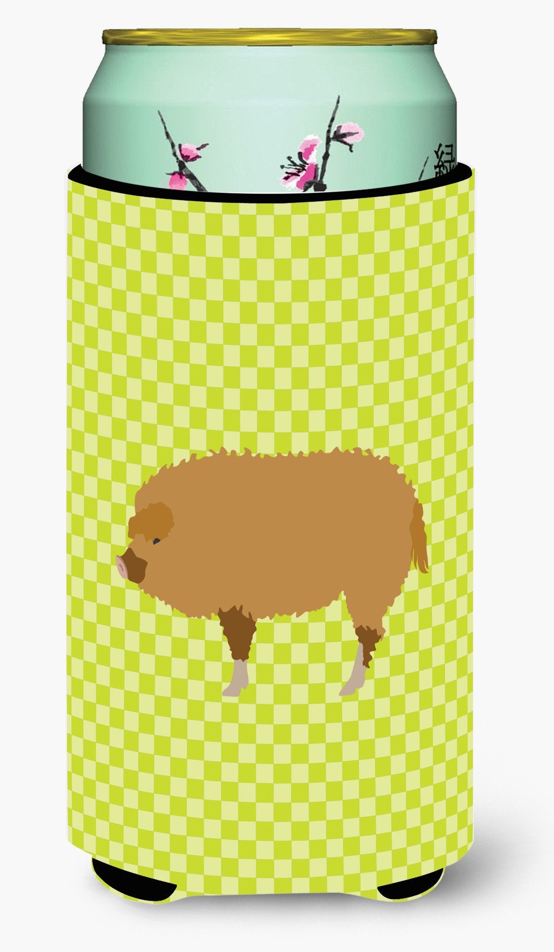 Hungarian Mangalica Pig Green Tall Boy Beverage Insulator Hugger BB7760TBC by Caroline's Treasures