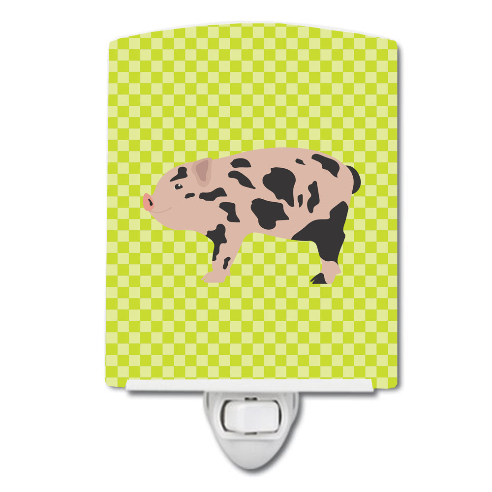 Mini Miniature Pig Green Ceramic Night Light BB7761CNL - the-store.com